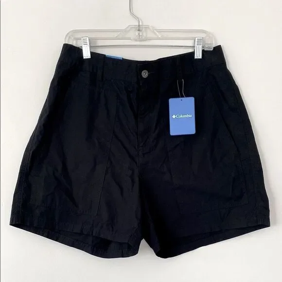 Columbia Black Cargo Shorts Lightweight Sporty Casual Vacation Outdoor Gift NWT - Picture 3 of 14